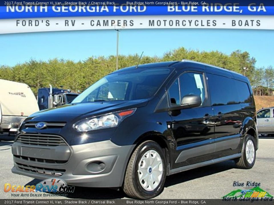 2017 Ford Transit Connect XL Van Shadow Black / Charcoal Black Photo #1