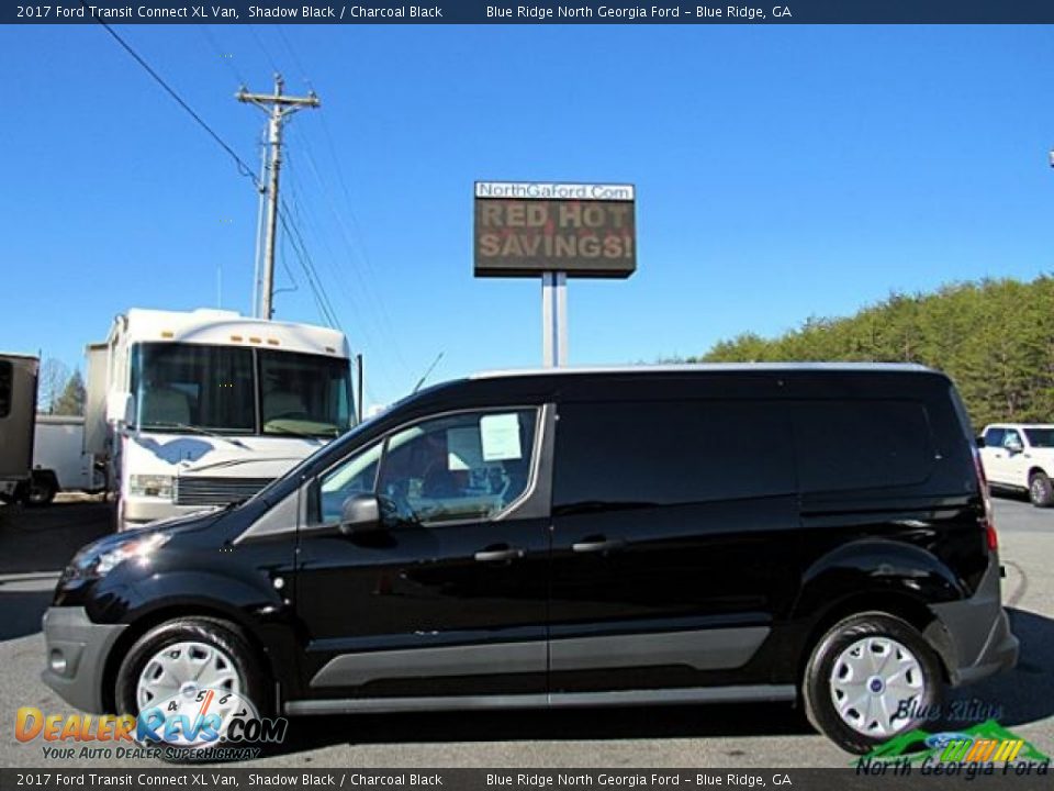 2017 Ford Transit Connect XL Van Shadow Black / Charcoal Black Photo #2