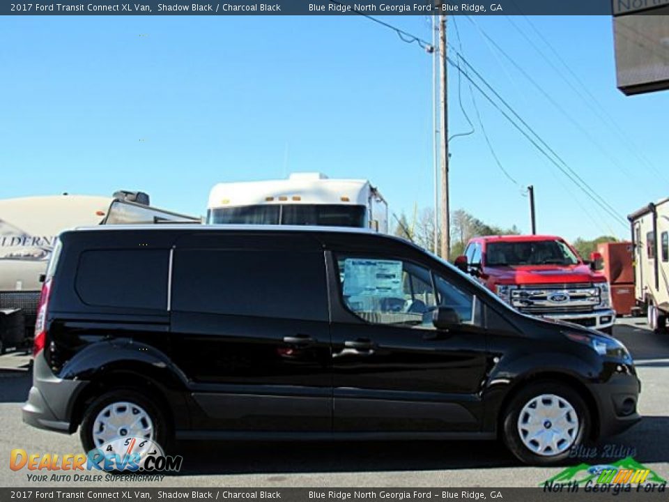 2017 Ford Transit Connect XL Van Shadow Black / Charcoal Black Photo #7