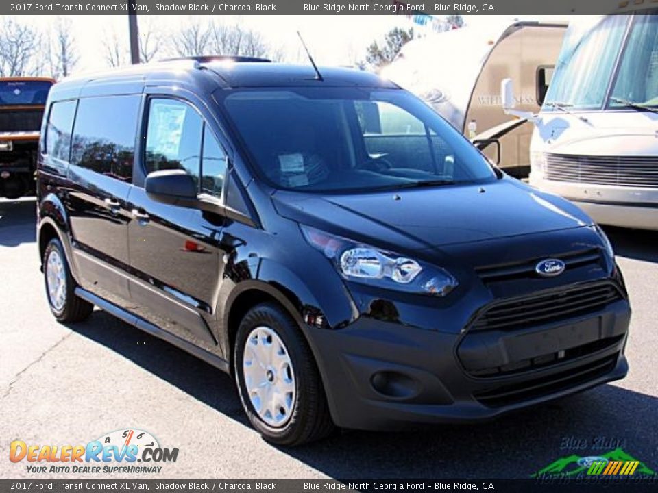 2017 Ford Transit Connect XL Van Shadow Black / Charcoal Black Photo #8