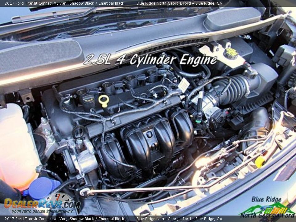 2017 Ford Transit Connect XL Van Shadow Black / Charcoal Black Photo #10