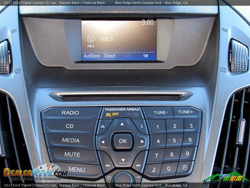 2017 Ford Transit Connect XL Van Shadow Black / Charcoal Black Photo #21