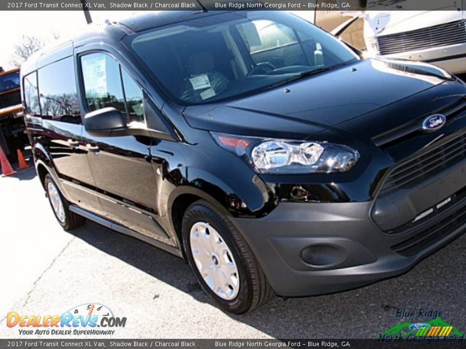 2017 Ford Transit Connect XL Van Shadow Black / Charcoal Black Photo #28