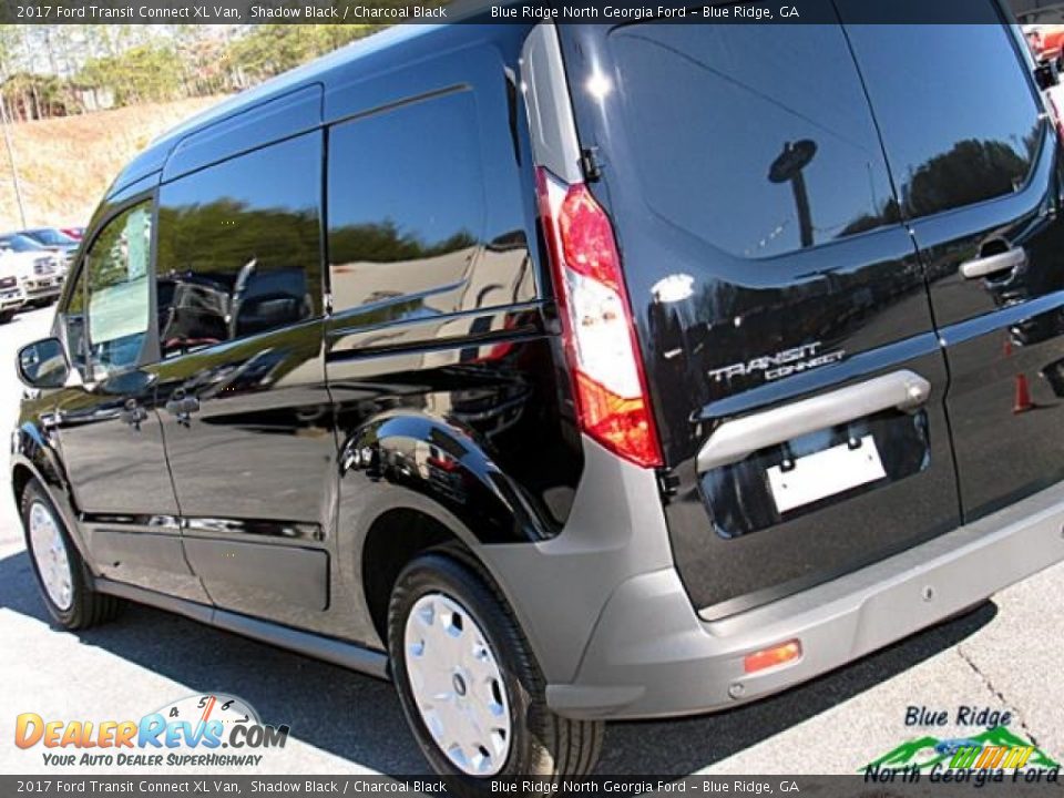 2017 Ford Transit Connect XL Van Shadow Black / Charcoal Black Photo #30