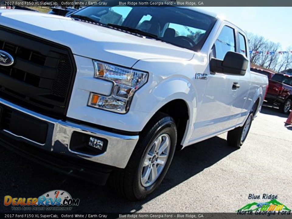 2017 Ford F150 XL SuperCab Oxford White / Earth Gray Photo #29