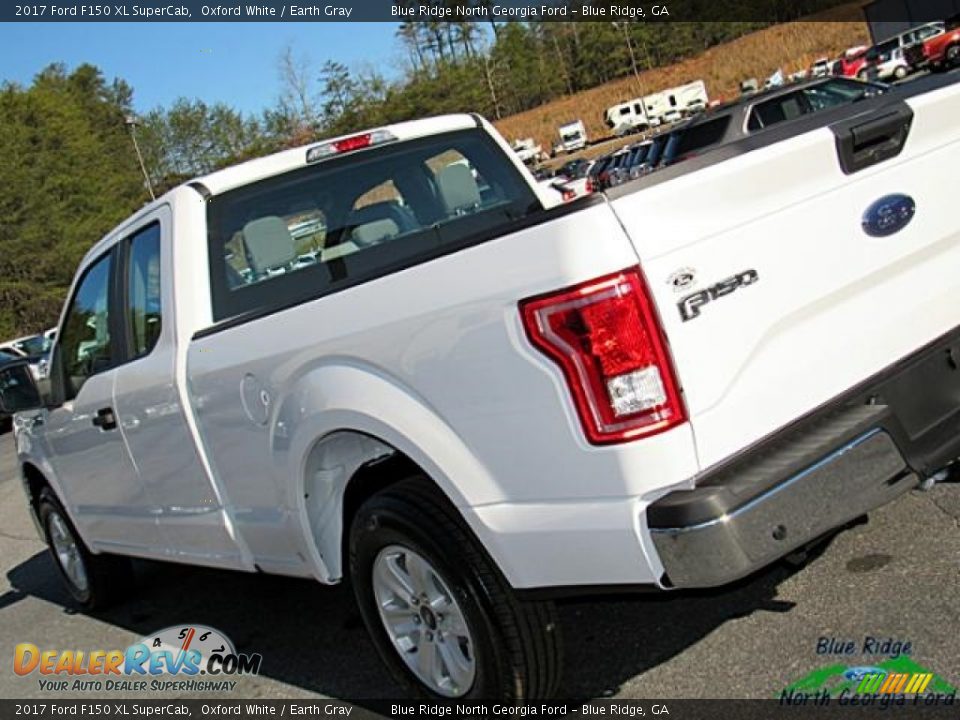 2017 Ford F150 XL SuperCab Oxford White / Earth Gray Photo #32