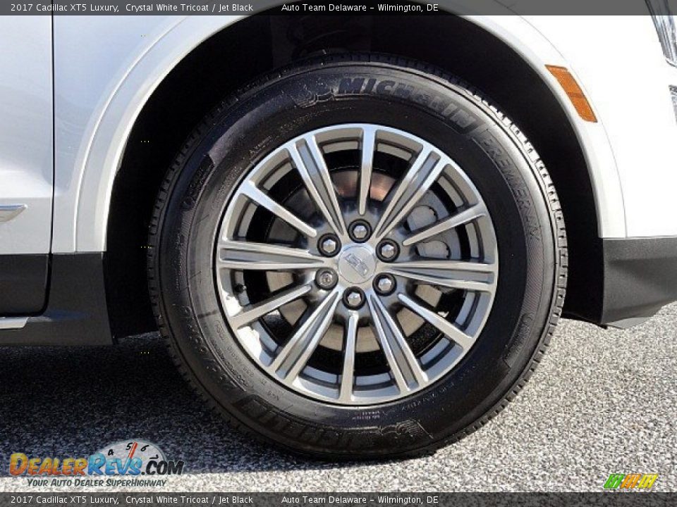 2017 Cadillac XT5 Luxury Crystal White Tricoat / Jet Black Photo #8