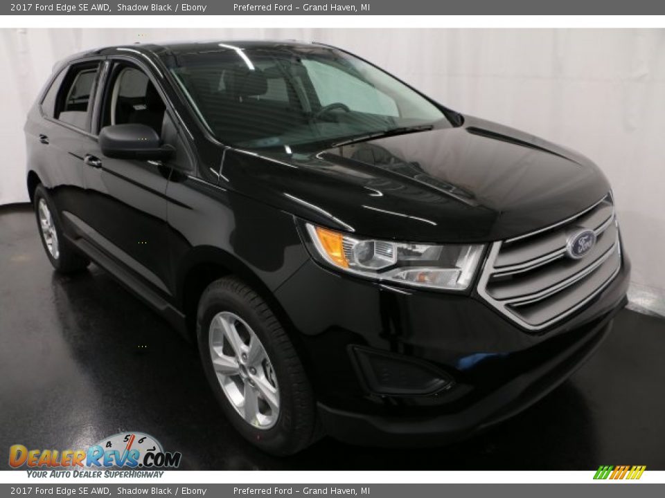 2017 Ford Edge SE AWD Shadow Black / Ebony Photo #7