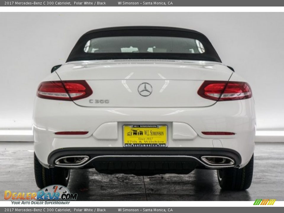 2017 Mercedes-Benz C 300 Cabriolet Polar White / Black Photo #4