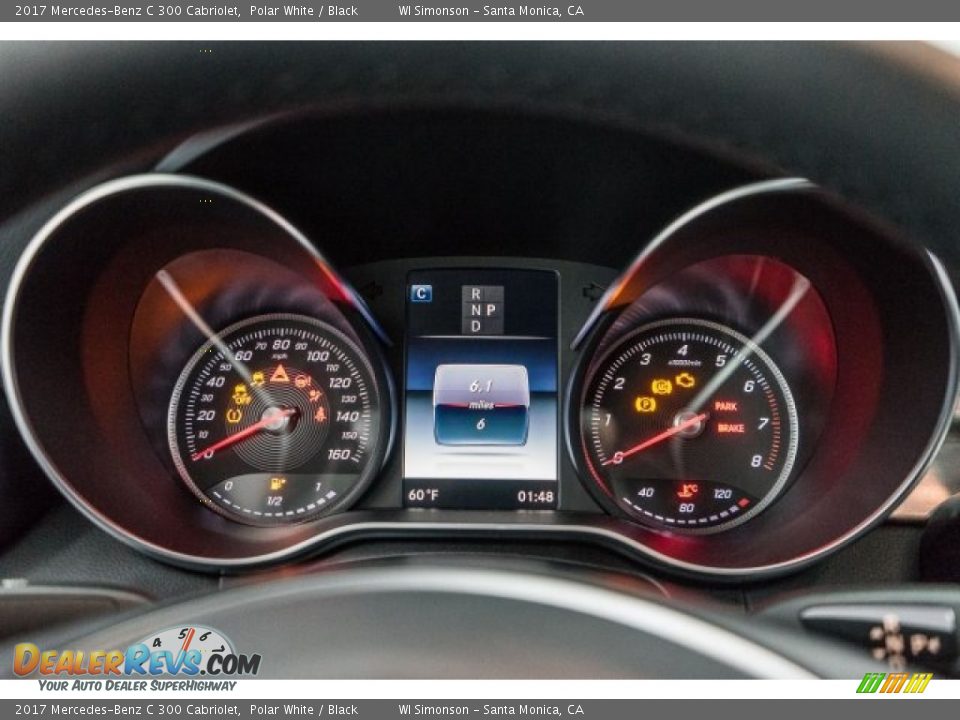 2017 Mercedes-Benz C 300 Cabriolet Polar White / Black Photo #6
