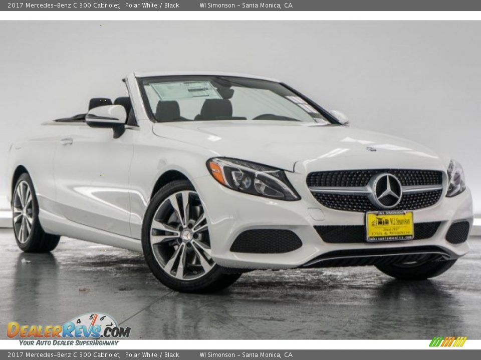 2017 Mercedes-Benz C 300 Cabriolet Polar White / Black Photo #12