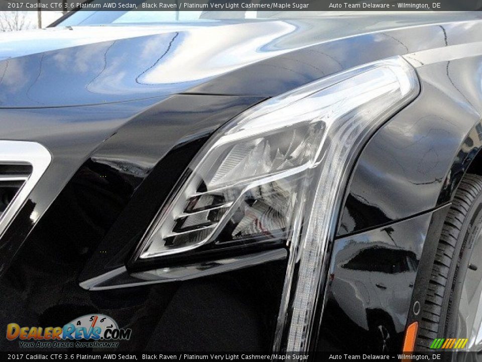 2017 Cadillac CT6 3.6 Platinum AWD Sedan Black Raven / Platinum Very Light Cashmere/Maple Sugar Photo #9