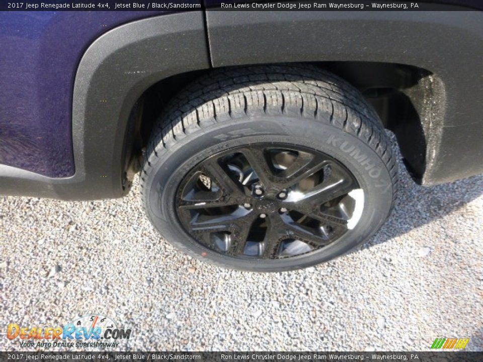 2017 Jeep Renegade Latitude 4x4 Jetset Blue / Black/Sandstorm Photo #3