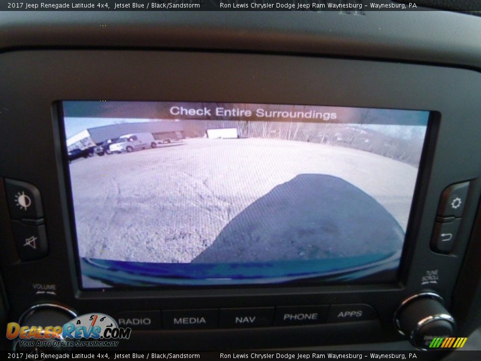 2017 Jeep Renegade Latitude 4x4 Jetset Blue / Black/Sandstorm Photo #19