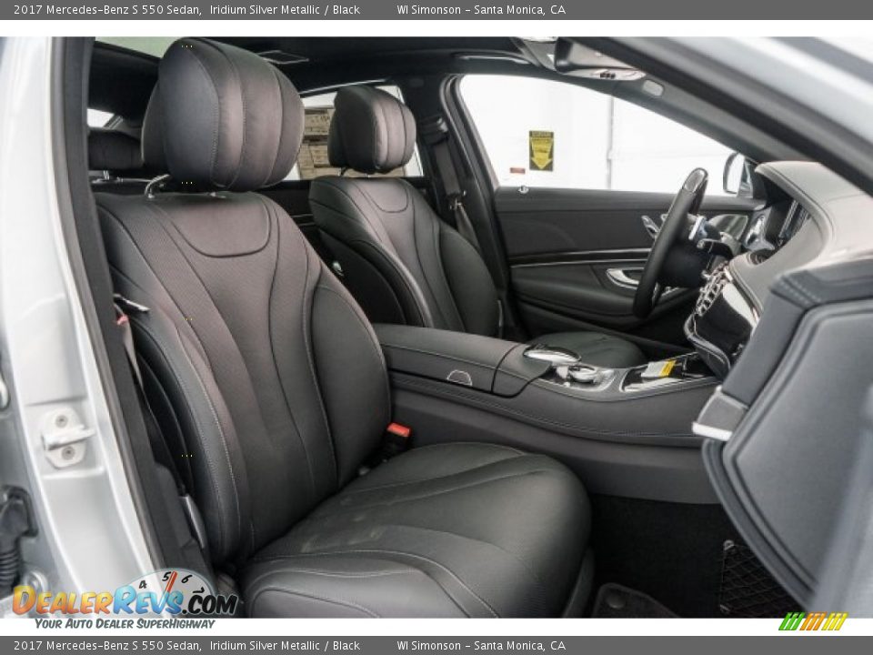 2017 Mercedes-Benz S 550 Sedan Iridium Silver Metallic / Black Photo #2