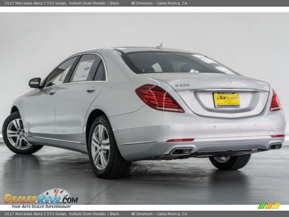 2017 Mercedes-Benz S 550 Sedan Iridium Silver Metallic / Black Photo #3