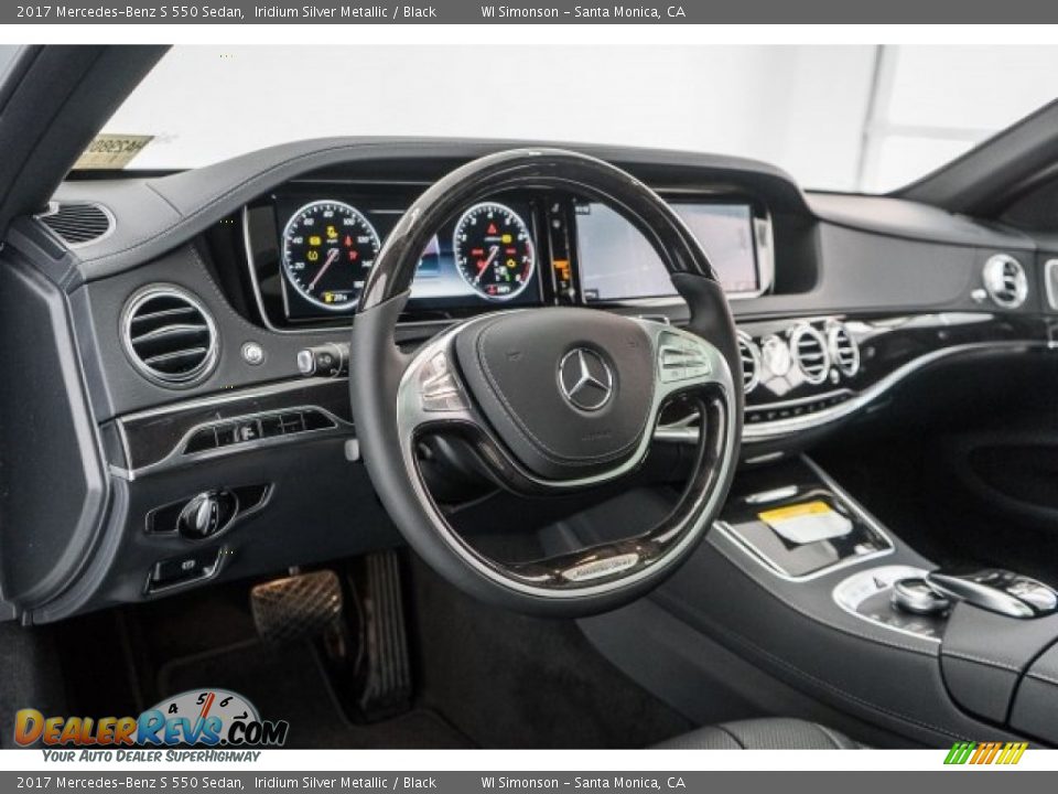 2017 Mercedes-Benz S 550 Sedan Iridium Silver Metallic / Black Photo #5