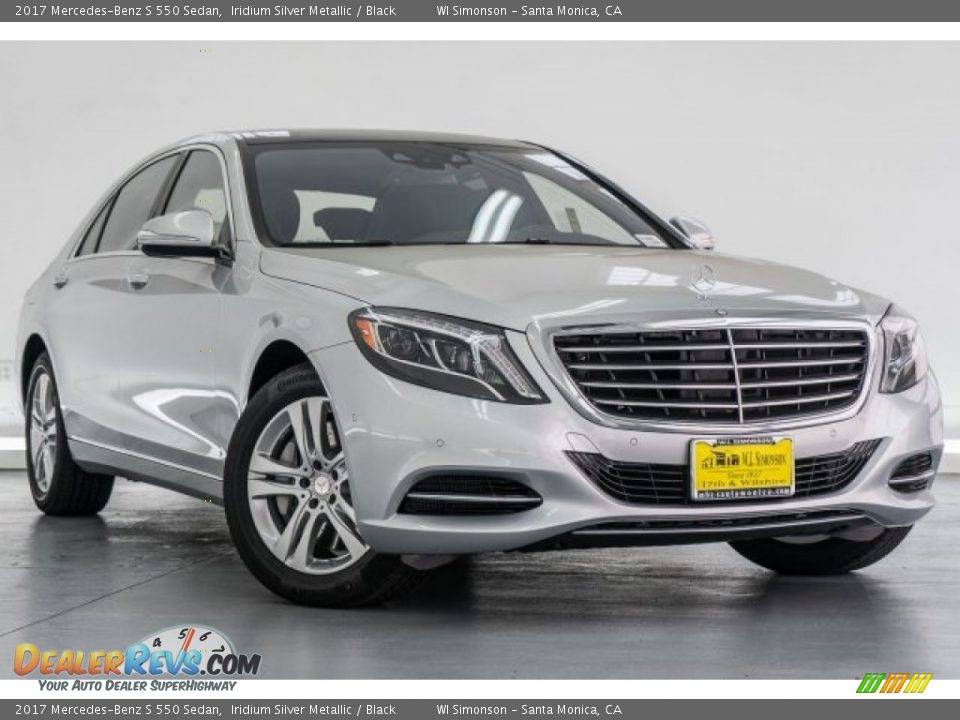 2017 Mercedes-Benz S 550 Sedan Iridium Silver Metallic / Black Photo #12