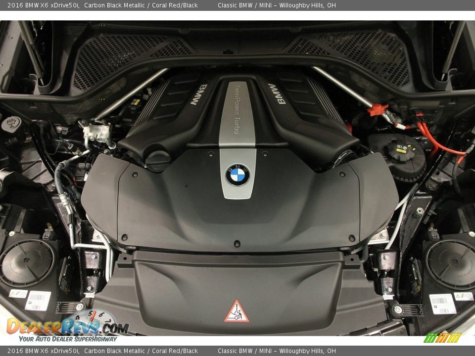 2016 BMW X6 xDrive50i 4.4 Liter DI TwinPower Turbocharged DOHC 32-Valve VVT V8 Engine Photo #35