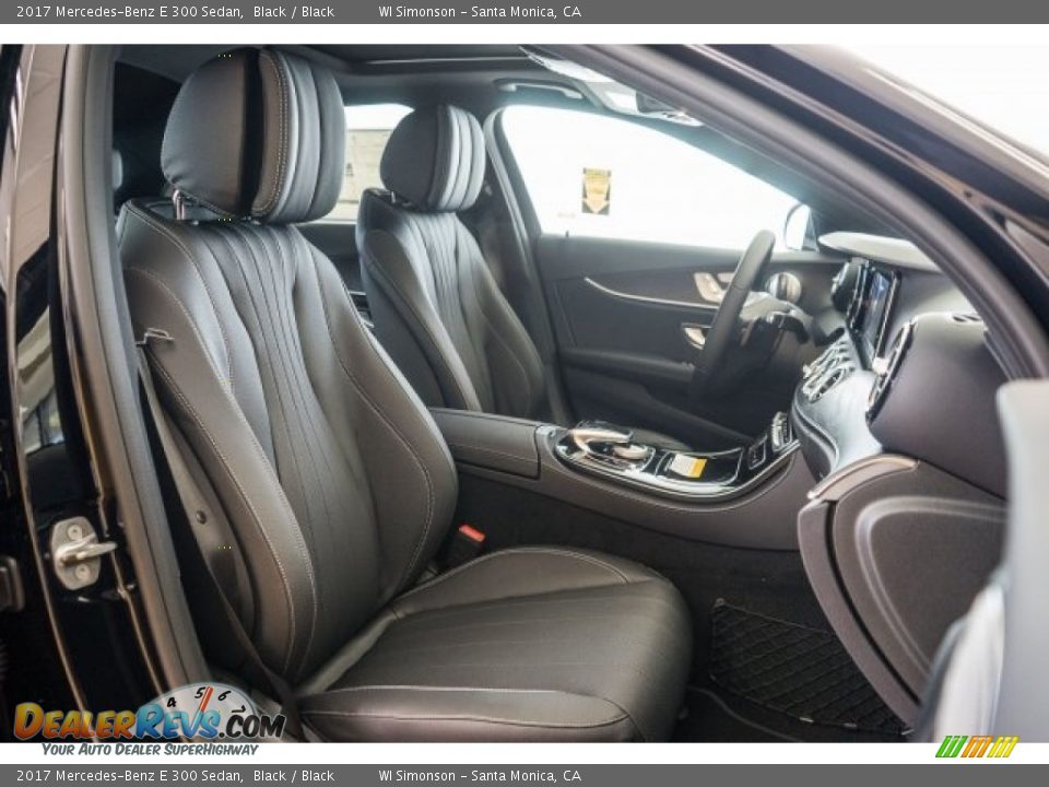 2017 Mercedes-Benz E 300 Sedan Black / Black Photo #2