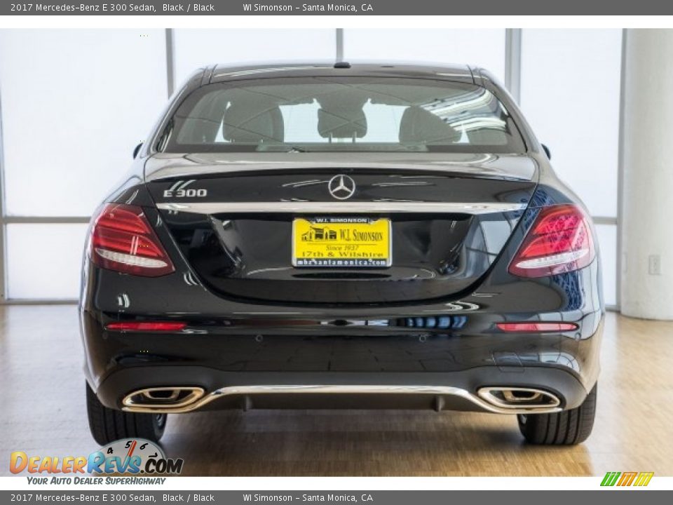 2017 Mercedes-Benz E 300 Sedan Black / Black Photo #4