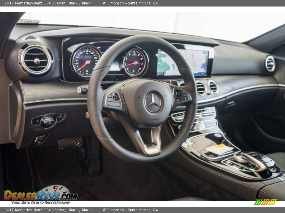 2017 Mercedes-Benz E 300 Sedan Black / Black Photo #5