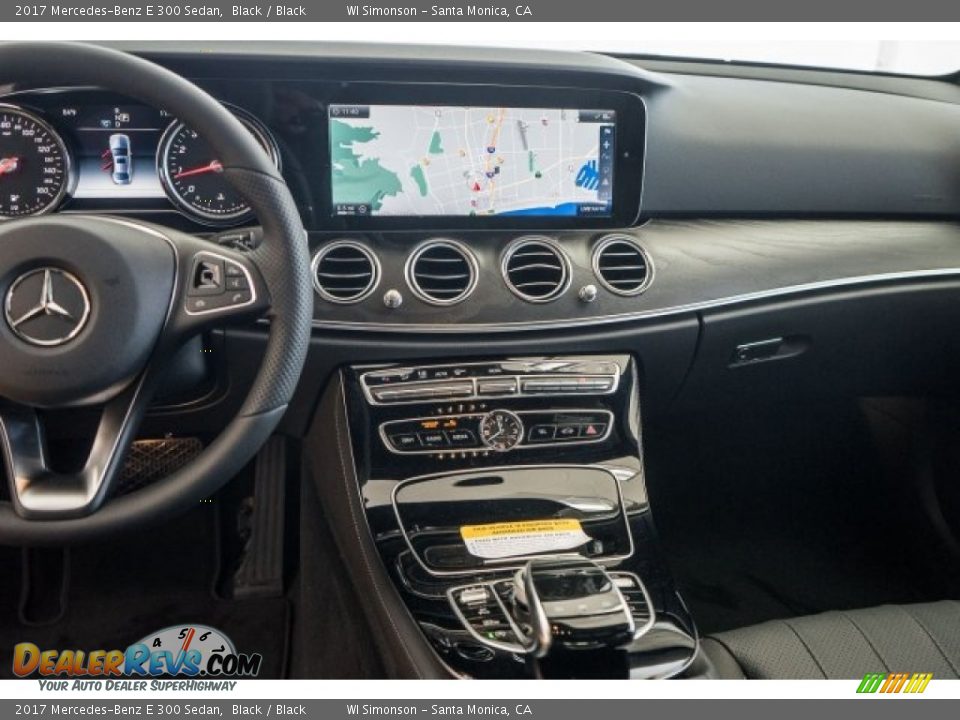 2017 Mercedes-Benz E 300 Sedan Black / Black Photo #7