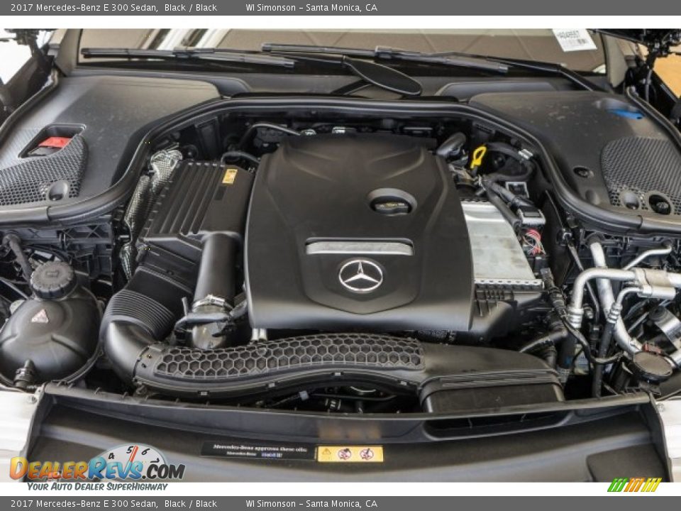 2017 Mercedes-Benz E 300 Sedan Black / Black Photo #9