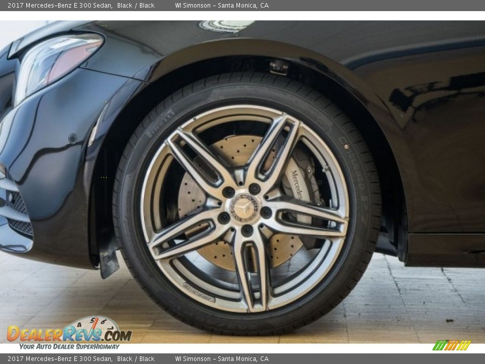 2017 Mercedes-Benz E 300 Sedan Black / Black Photo #10