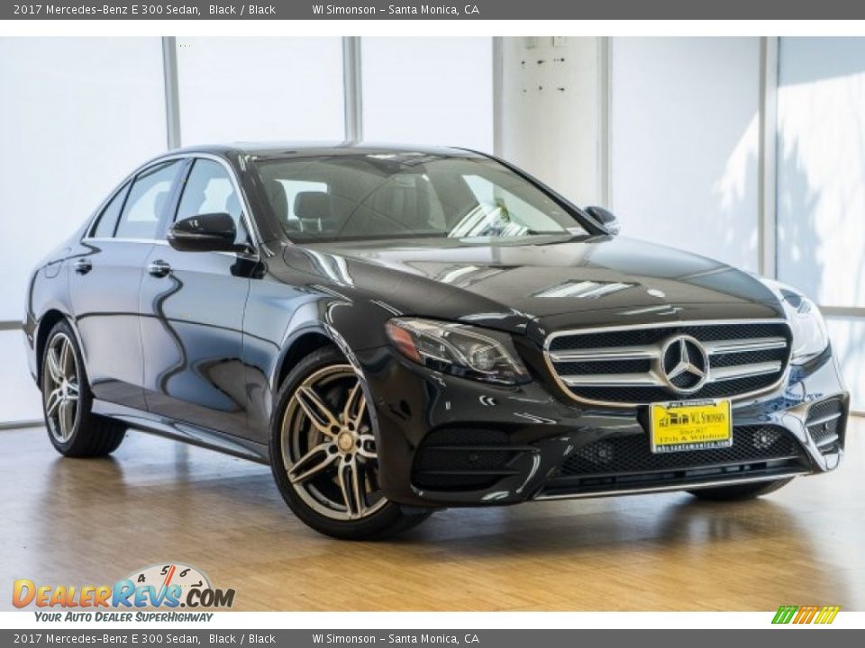 2017 Mercedes-Benz E 300 Sedan Black / Black Photo #12