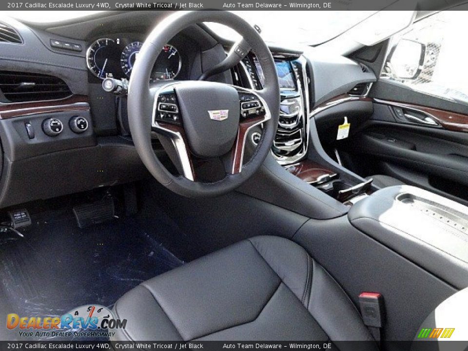 Jet Black Interior - 2017 Cadillac Escalade Luxury 4WD Photo #15
