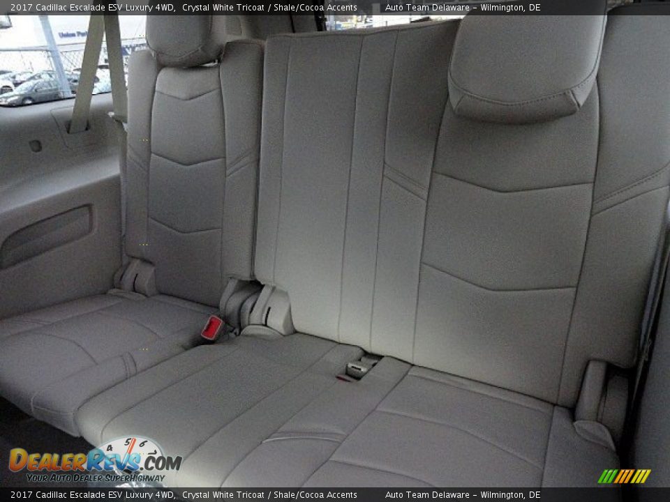 Rear Seat of 2017 Cadillac Escalade ESV Luxury 4WD Photo #10