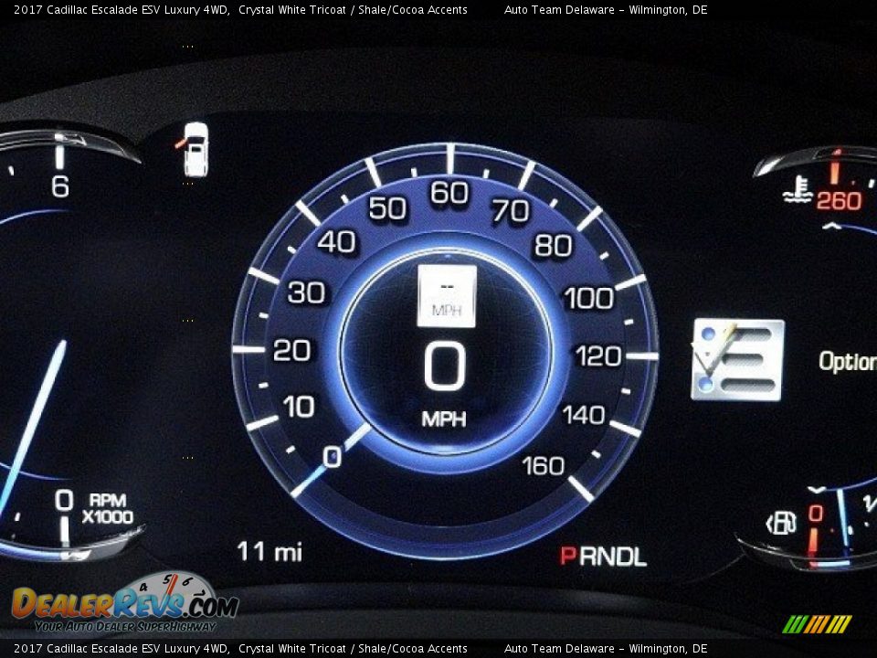 2017 Cadillac Escalade ESV Luxury 4WD Crystal White Tricoat / Shale/Cocoa Accents Photo #26