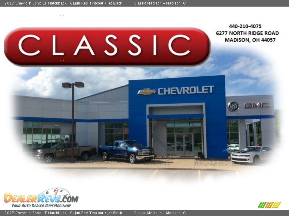 Dealer Info of 2017 Chevrolet Sonic LT Hatchback Photo #13