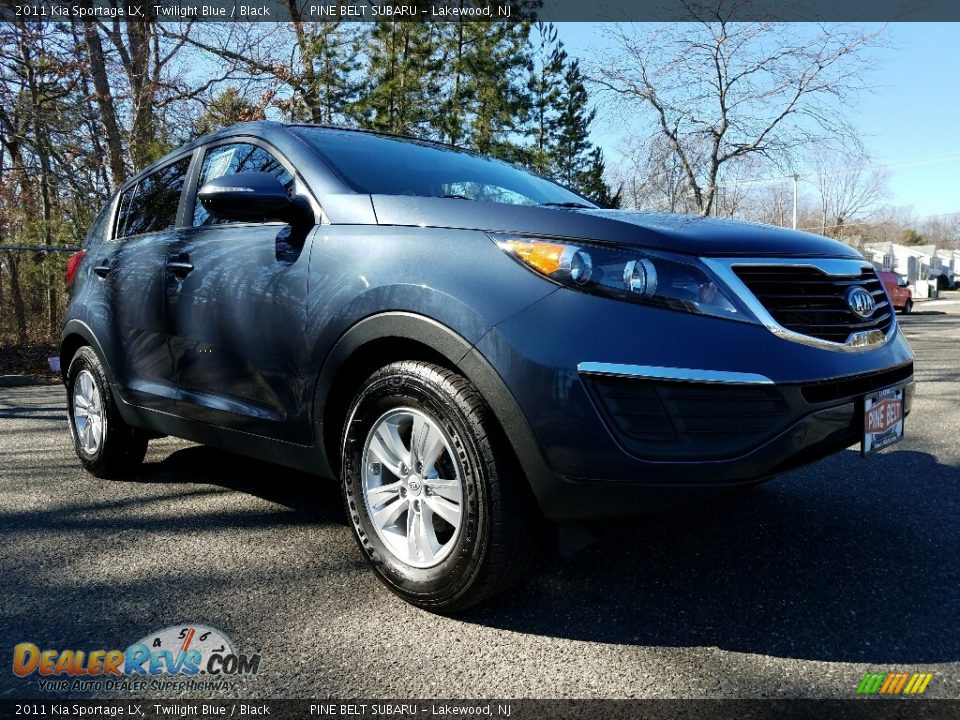 2011 Kia Sportage LX Twilight Blue / Black Photo #1