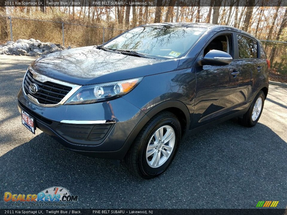 2011 Kia Sportage LX Twilight Blue / Black Photo #3