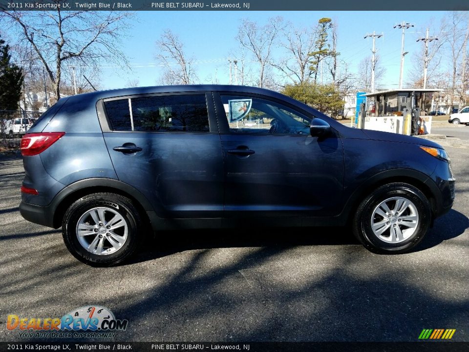 2011 Kia Sportage LX Twilight Blue / Black Photo #5