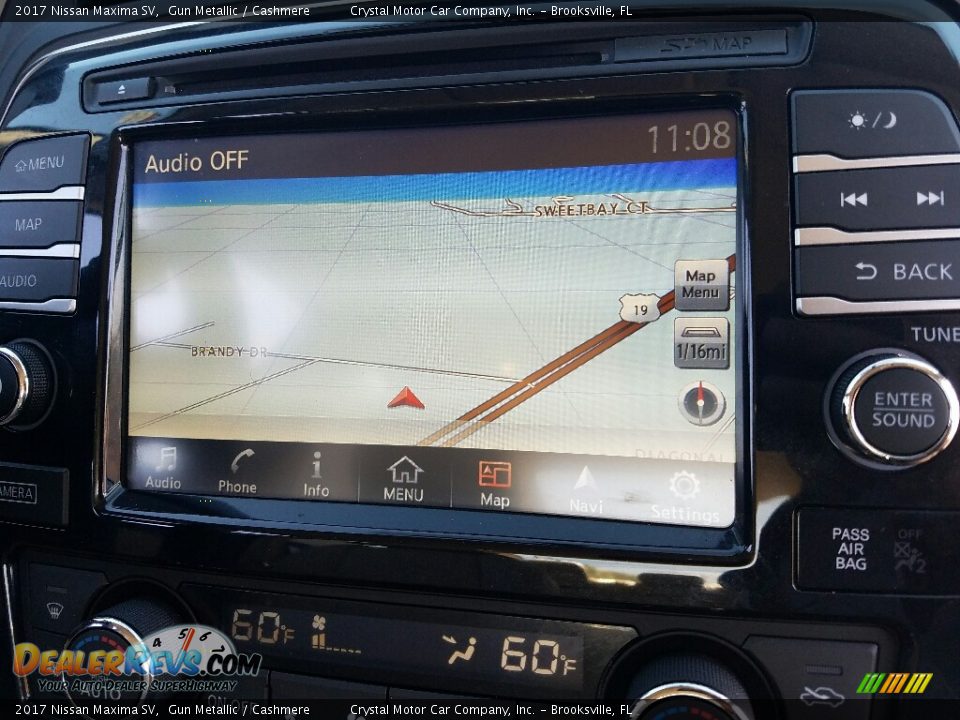 Navigation of 2017 Nissan Maxima SV Photo #15