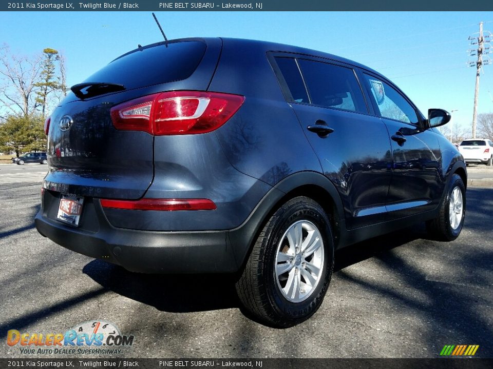 2011 Kia Sportage LX Twilight Blue / Black Photo #7