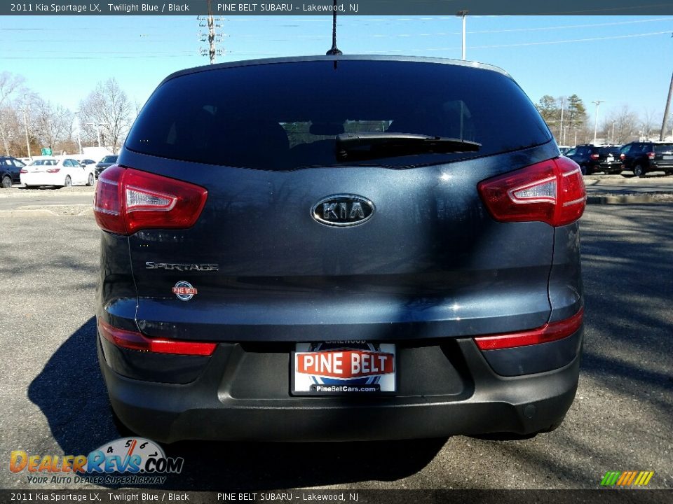 2011 Kia Sportage LX Twilight Blue / Black Photo #8