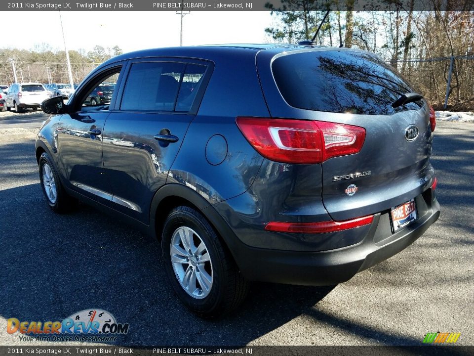 2011 Kia Sportage LX Twilight Blue / Black Photo #11