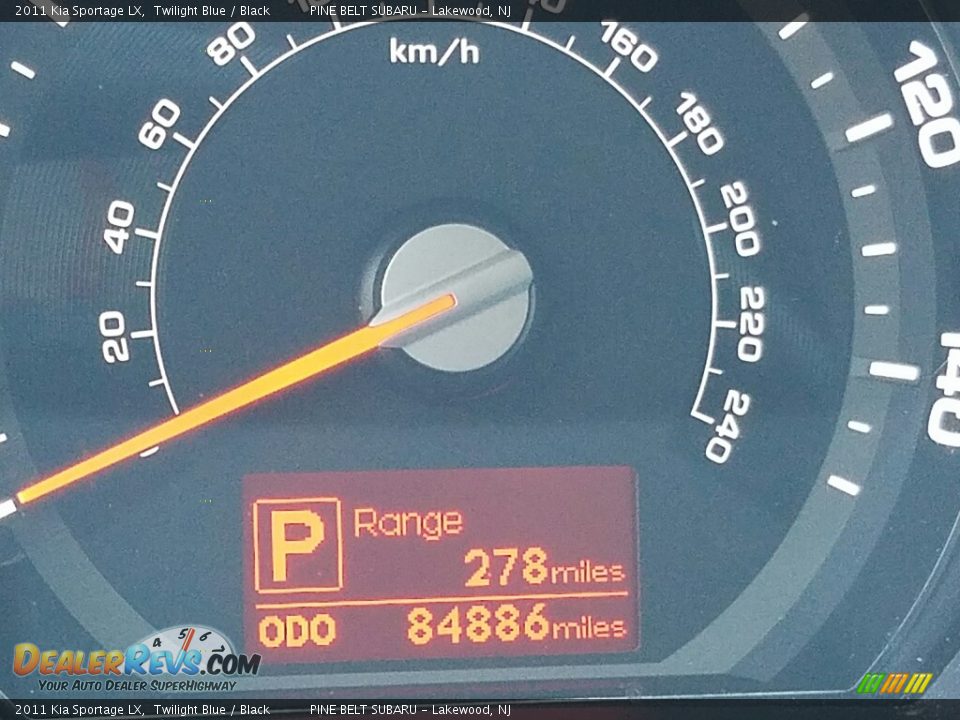 2011 Kia Sportage LX Twilight Blue / Black Photo #21
