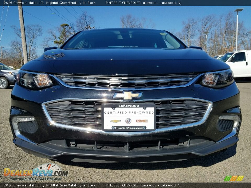 2016 Chevrolet Malibu LT Nightfall Gray Metallic / Jet Black Photo #2