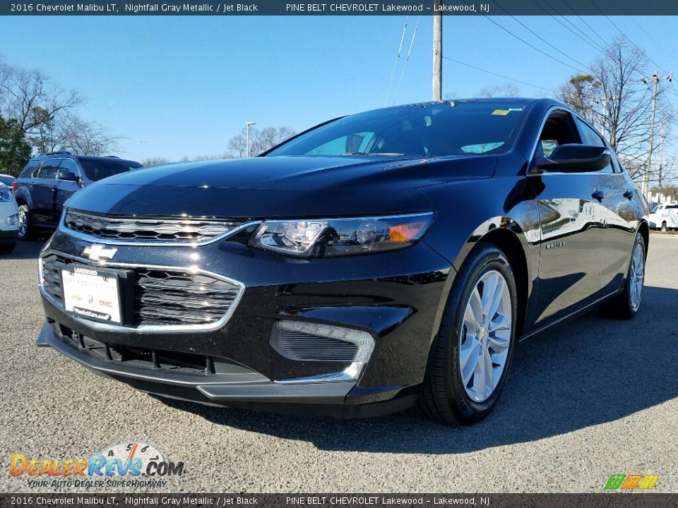 2016 Chevrolet Malibu LT Nightfall Gray Metallic / Jet Black Photo #3