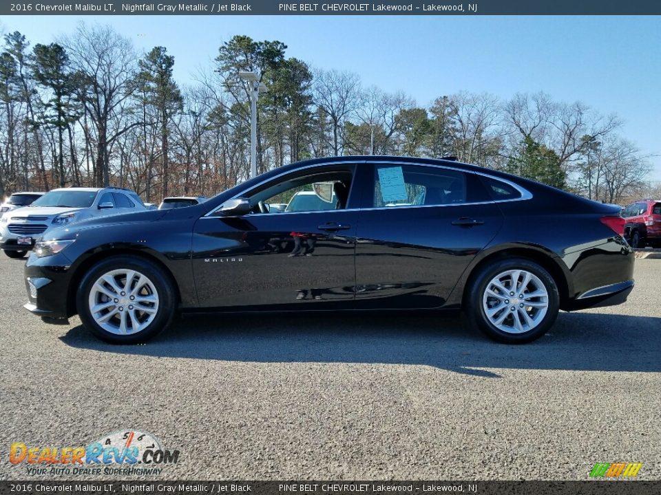 2016 Chevrolet Malibu LT Nightfall Gray Metallic / Jet Black Photo #4