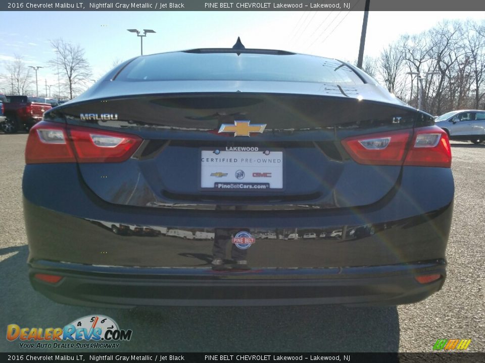 2016 Chevrolet Malibu LT Nightfall Gray Metallic / Jet Black Photo #5