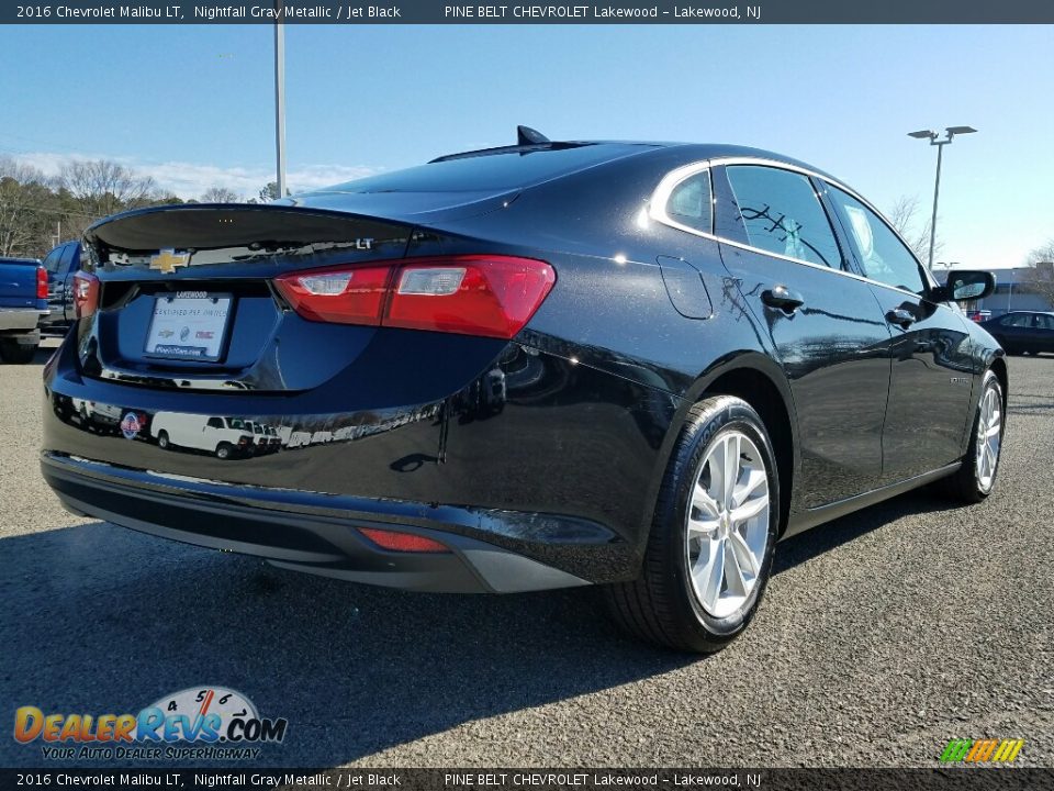 2016 Chevrolet Malibu LT Nightfall Gray Metallic / Jet Black Photo #6