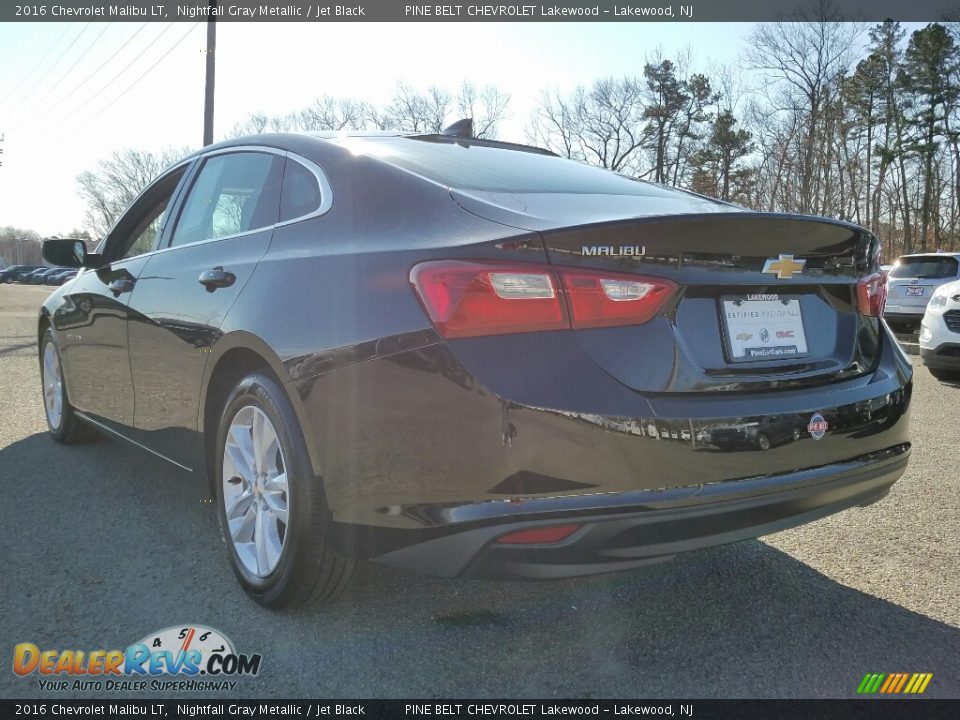 2016 Chevrolet Malibu LT Nightfall Gray Metallic / Jet Black Photo #7