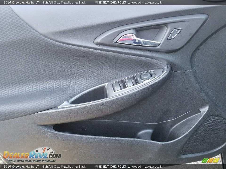 2016 Chevrolet Malibu LT Nightfall Gray Metallic / Jet Black Photo #9