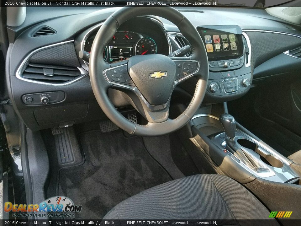 2016 Chevrolet Malibu LT Nightfall Gray Metallic / Jet Black Photo #10